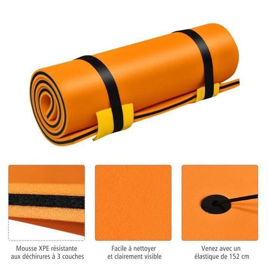 Tapis Flottant en Mousse XPE 270 x 180 Résistant à la Déchirure