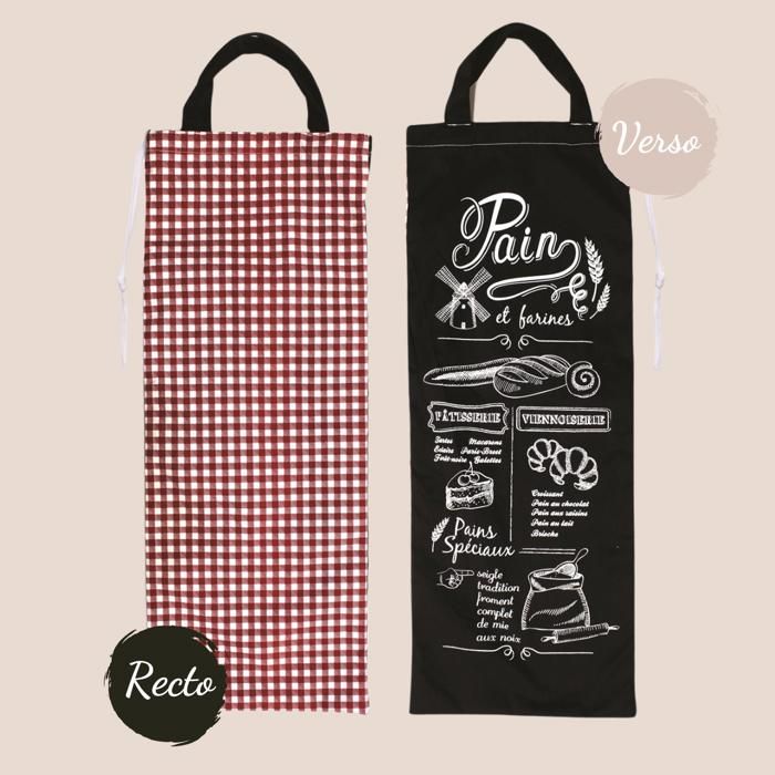 Pain Baguette Sac A Pain En Tissus Boulangerie Sac Ã Pain Tissu