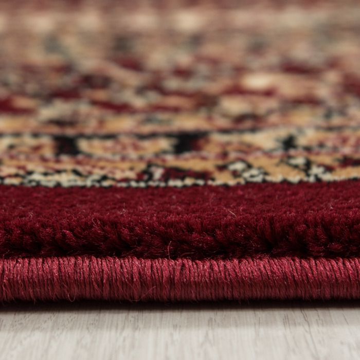 Tapis Oriental Nouristan Herat 160x235 Cm Rouge - 100% Polypropylène, Bordure Plate - Pour Salon, Chambre, Salle à Manger - Compatible Chauffage Au Sol