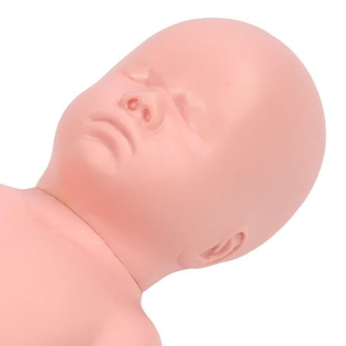 Drfeify Modèle nouveau-né en plastique, simulateur de bébé réaliste pour  l'apprentissage des soins bébé