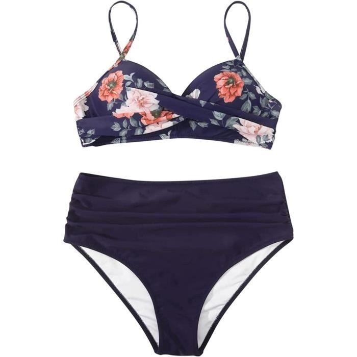 Admas Ensemble deux pièces bikini triangle push-up Oriental Marron -  Vêtements Maillots de bain 2 pièces Femme 37,75 €
