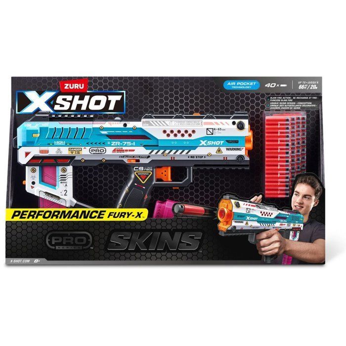 Pistolet - ZURU XSHOT - Pro Fury-X - 40 fléchettes - Cdiscount Jeux ...