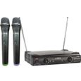 Enceinte Portable Autonome LED PARTY-210LED 600W - USB / Bluetooth - Micro SD - 2 Micros sans fil - Soirée Karaoke Anniversaire-3