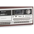 Platine Vinyle Vintage Radio DAB/DAB+/FM, Lecteur CD-MP3 Cassette, Bluetooth USB Roadstar HIF-8892D+BT  Bois 32935-3