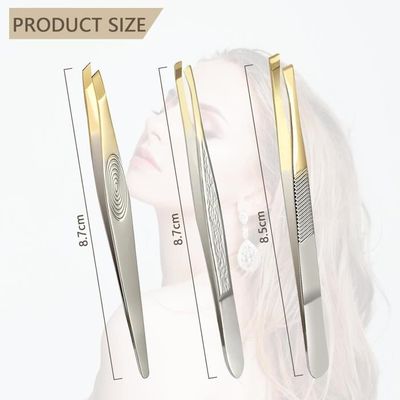 Lot De 3 Pinces à épiler Diamant + Outils De Serrage - SODIAL, Universel