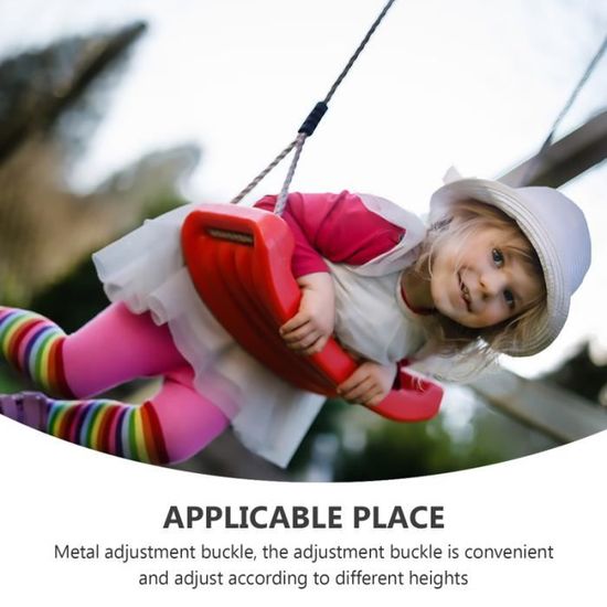 1 Pc Siege Suspendu En Bebe Chaise Suspendue Reglable Pour Enfant Cadeau D Interieur Balancoire Portique Cdiscount Jeux Jouets