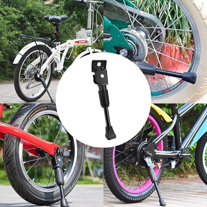 Béquille Latérale Anicy Pour Vélo Enfant 20 Pouces – VTT Et Route, Accessoire Pratique Et Facile à Monter