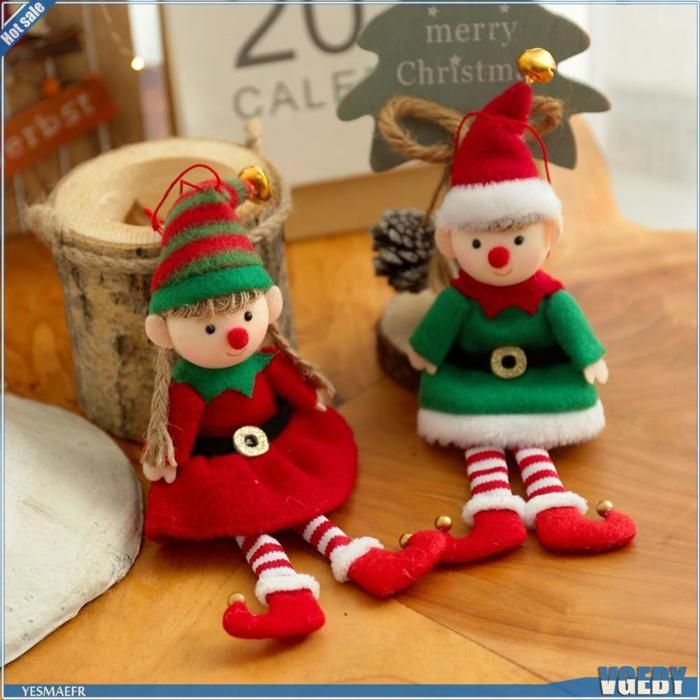 11 Pièces Accessoires Vêtements Pour Elfe De Noël Sur L'Étagère | Hamac, Sac Couchage, Peignoir, Tablier, Chaussures, Écharpe + Bonus