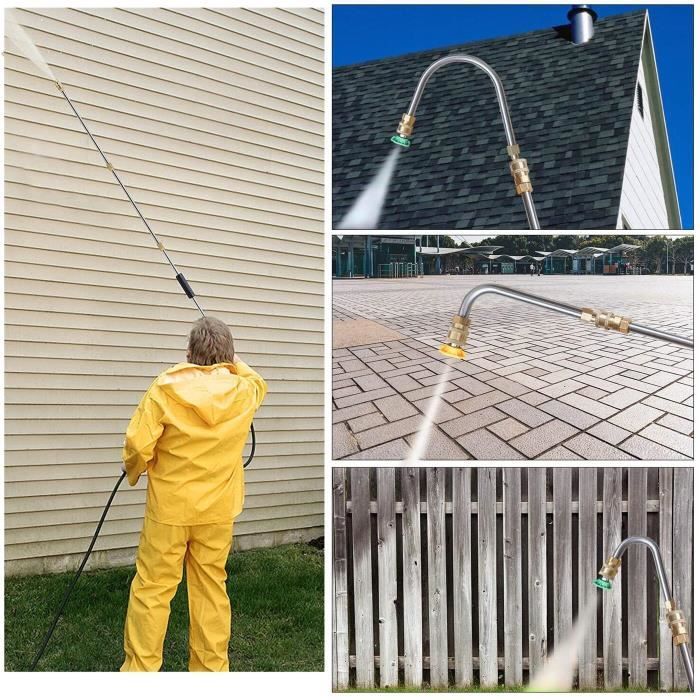 Lance à rallonge haute pression pour Karcher K2 K3 K4 K5 K7, pour le nettoyage des toitures, des