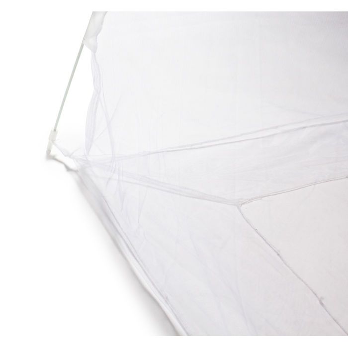 Moustiquaire De Lit 4 Portes - 190x210x240cm - Blanc - Pour Lit Simple à King Size