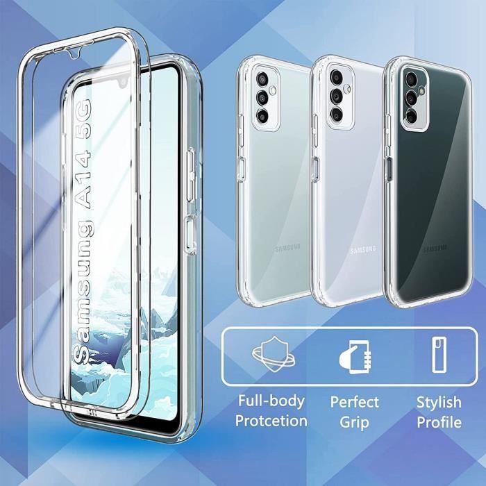 Coque + 2 Verres Trempés pour Samsung Galaxy S24, Protection Portefeuille  Effet Cuir Bleu Marine Anti-Rayures - Cdiscount Téléphonie