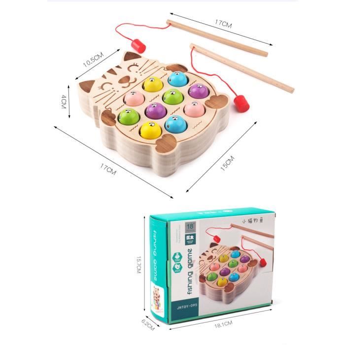 Montessori 2 Ans, Jouet Bebe En Bois De 1 An, Jeu De Tri Montessori