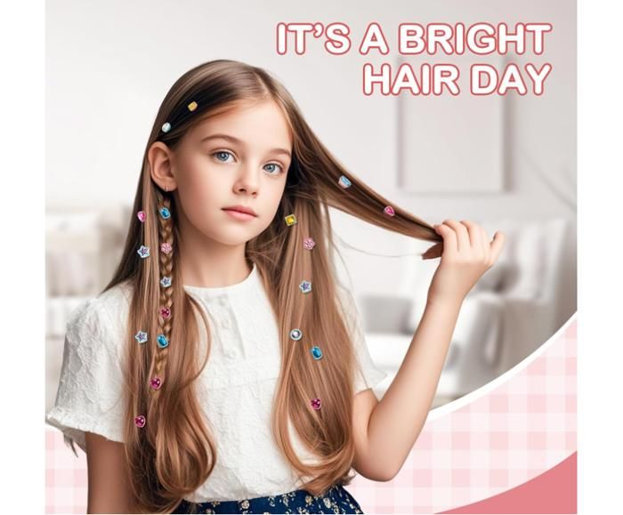 Kit De Coiffure Licorne Pour Fille 5-12 Ans – Tresseuse Automatique, Perles, Serre-tête, Pinces, DIY