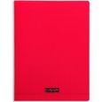 CLAIREFONTAINE Calligraphe Cahier Piqué Polypro Rouge 24 x 32 cm 96 Pages-0