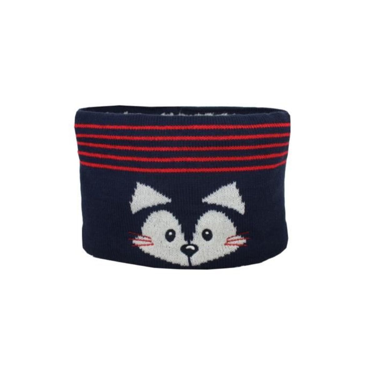 1 Snood Tour De Cou Cache Cou Bebe Raton Laveur Taille Unique Double Fausse Fourrure 100 Polyester Bleu Cdiscount Pret A Porter