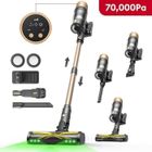 Aspirateur Balai Sans Fil ULTENIC U15 –Ultra Puissant (70 kPa) –Longue Autonomie 70 min –Autoportant – Batterie Amovible – Écran