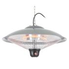 Radiateur infrarouge DURAMAXX - réglette chauffante plafonnier - LED - 60,5 cm de diamètre