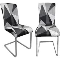 NFYUEBUC Housse de Chaise Salle à Manger 6 Pièces, Extensible Moderne Housse Chaise Universel Décoratives Hôtel, Restaurant, Cuisine Couverture Protecteur de Chaise (Multicolore 2 NFYUEBUC Housse de Chaise Salle à Manger 6 Pièces, Extensible Moderne Housse Chaise Universel Décoratives Hôtel, Restaurant, Cuisine Couverture Protecteur de Chaise (Multicolore 2