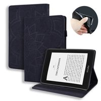 Coque pour Amazon Kindle Paperwhite 11e Gén 6.8"(modèle 2021),Housse Protection avec Support Étui Folio Cover,Sunflower noir YHT