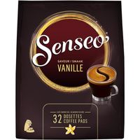 LOT DE 2 - SENSEO - Vanille Café dosette Senseo Saveur Vanille - 32 dosettes - 220 g