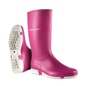 BOTTE Botte Dunlop - K272111.32Pink - Protective Footwear Sport Retail, Bottes de pluie Mixte Enfant, Rose (Pink), 32 EU