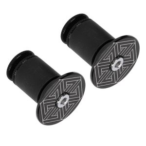 Bouchons De Guidon Vélo En Caoutchouc Souple Noir – Paire Antidérapante Pour VTT, Route & Hybride