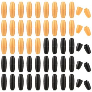 Lot De 150 Fermoirs En Caoutchouc Transparent Avec Boîte De Rangement - Pour Broches, Badges Et Épingles