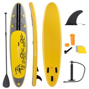 PLANCHE DE SURF COSTWAY Stand Up Paddle Board Gonflable 335x76x15c