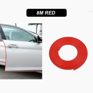 8m rouge - Bande de protection de bord de porte de voiture, joint en  caoutchouc en forme de U, garniture de m - Cdiscount Auto