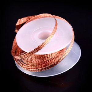 Tringle à dessouder Paillettes d'aspiration SeKi Tringle à dessouder 3,0 mm Pour enlever l'étain de soudure de 1,5 m de long Grande puissance d'aspiration 