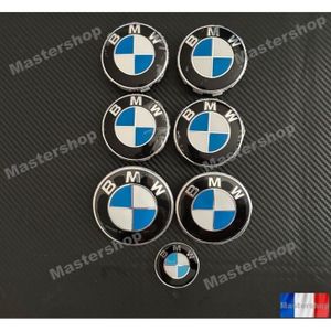 INSIGNE MARQUE AUTO KIT 7 Badge LOGO Embleme BMW - Capot - Coffre - Vo