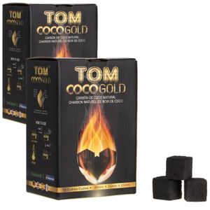 Mega Box Charbon chicha Tom Cococha Gold 20Kg pour Bars a chicha et Pros 