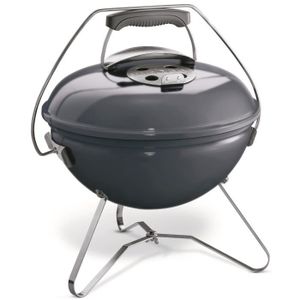 BARBECUE Barbecue à charbon portable Smokey Joe Premium - WEBER - Ø37 cm - Acier chromé - Bleu