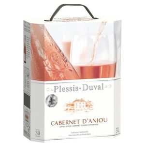 VIN ROSE Rosé Cabernet d'Anjou 3 L PLESSIS DUVAL