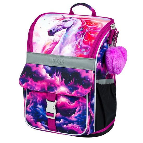 Baagl Sac à Dos De Maternelle Pour Garçons Et Filles - Sac à Dos Pour Enfant - Avec Sangle De Poitrine, Monsters - Bagagerie - Maroquinerie