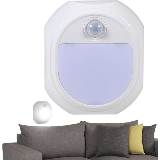 Veilleuse Led À Détecteur De Mouvement, Rechargeable Par Usb,8 Couleurs