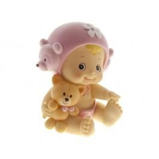 Tirelire Bebe Fille Pour Un Cadeau De Naissance La Tirelire Mesure 14 Cm De Hauteur La Tirelire Est Un Cadeau Original Cdiscount Maison