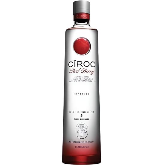 Vodka Aromatisée Ciroc Red Berry Fruits rouges 37.5°