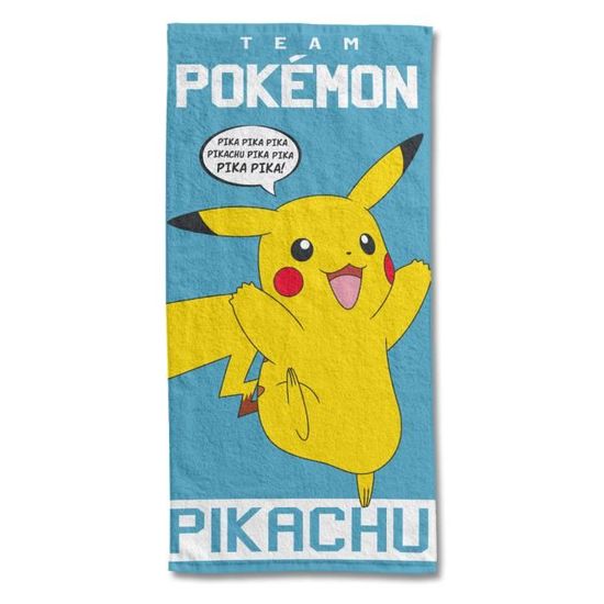 Nintendo - Pokémon : Serviette Carapace et Pikachu à la plage