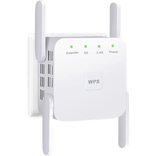 Le WiFi Booster Amplificateur WiFi 5 GHz Répéteur WiFi 1200 Mbps WiFi Extender Long Range Wi FI