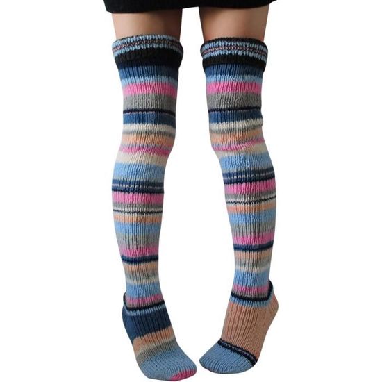 Chaussettes Hautes Montantes Femme Style Panda - Confortables Et Chaudes Pour L'hiver