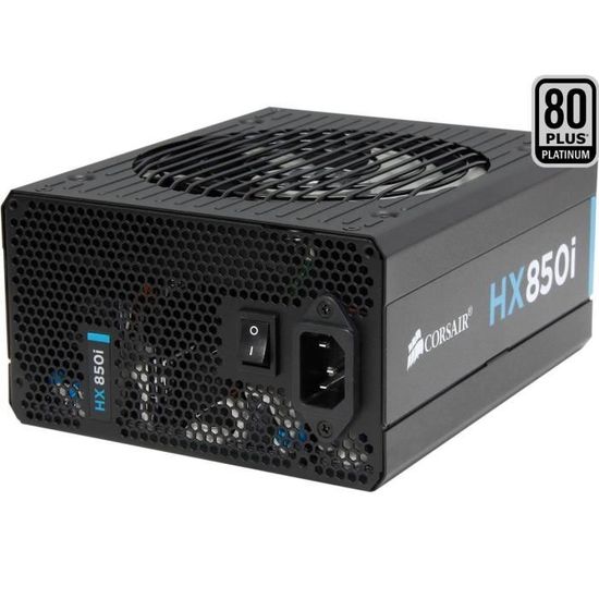 CORSAIR Alimentation PC HXi Series HX850i 850 W 80 PLUS Platinum Cdiscount Informatique