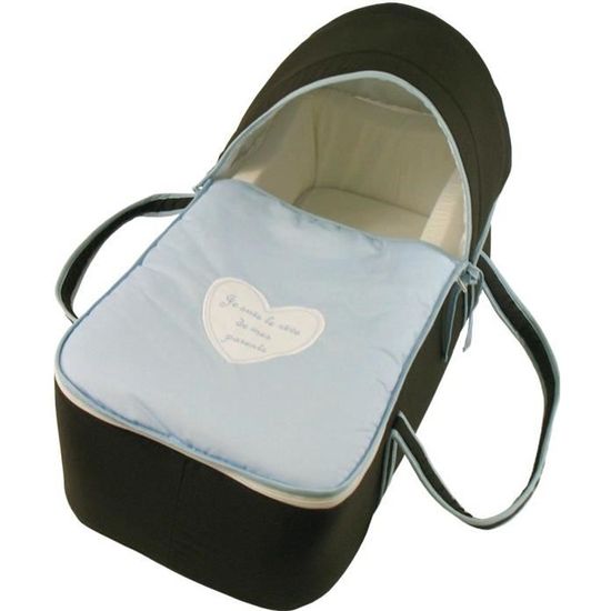 Couffin Pour Bebe Marron Et Bleu Ciel Je Suis Le Reve De Mes Parents Cdiscount Puericulture Eveil Bebe