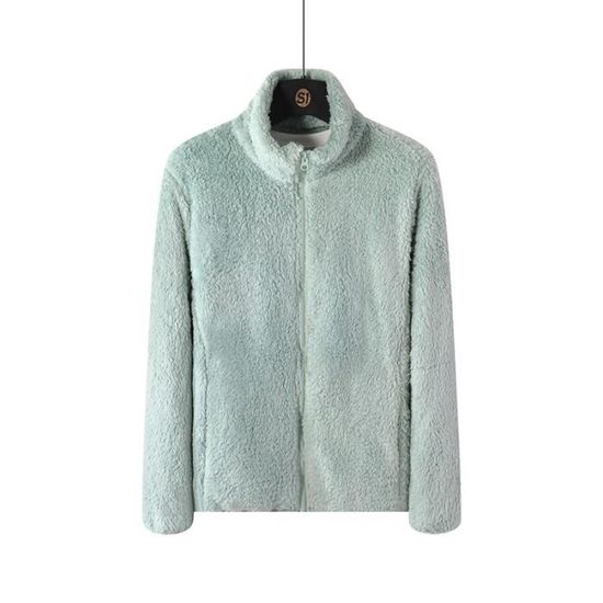 Veste Polaire Femme WIBELL - Chaude Et épaisse - Zippée Avec Col Montant - Pour Ski Et Hiver - Plusieurs Coloris