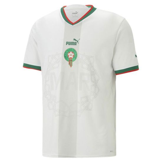 Maroc Maillot Foot Puma 2019 Maroc Maillot Réplica Domicile Blanc Homme  Puma 2022/23 Espace