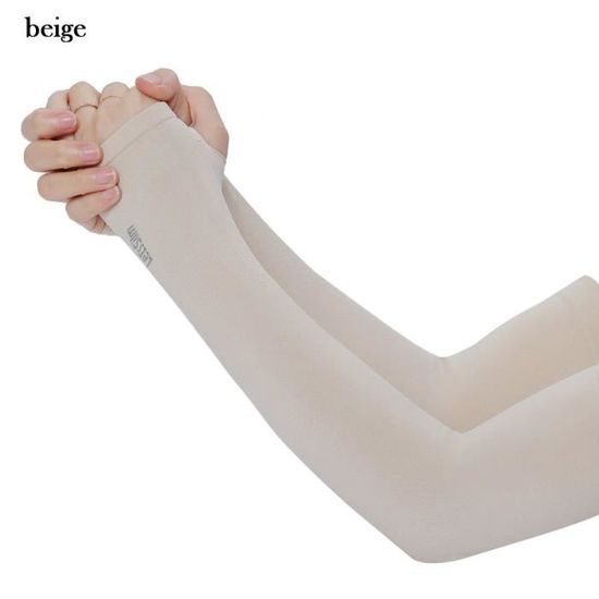 4 Pcs Manches De Bras Rafraîchissantes Pour Femmes Été Protection