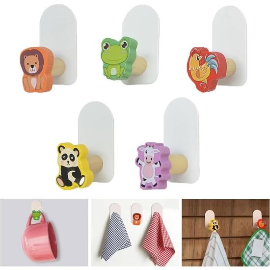 Lot De 8 Crochets Adhésifs Double Griffe - Pour Étagère De Douche, Salle De Bain, Cuisine - Sans Perçage - 6