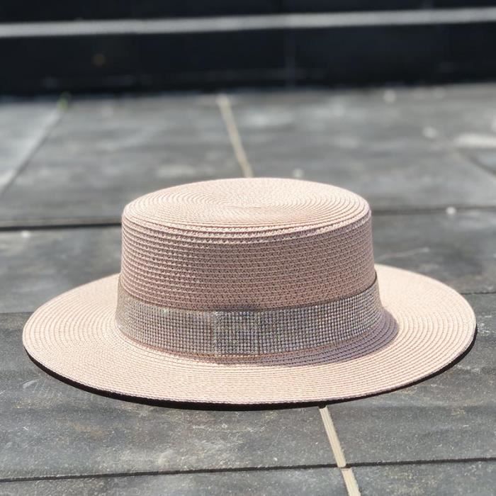Chapeau Paille équateur Chapeau Panama Authentique Pour Femme - Tressé Main En Paille Toquilla - Protection UV - Taille L Chapeau Soleil élégant Chapeau Paille équateur Chapeau Panama Authentique Pour Femme - Tressé Main En Paille Toquilla - Protection UV - Taille L Chapeau Soleil élégant
