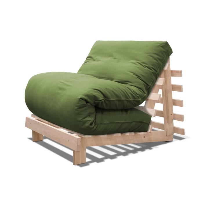 Canapé droit Moderne Confort Vert