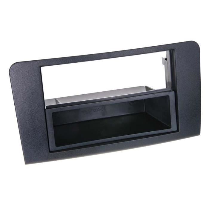 Adaptateur de façade 2-DIN avec vide poche Mercedes M-class W164 2005 >